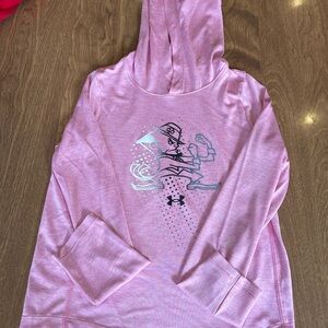 Under Armour Light Pink Graphic Hoodie